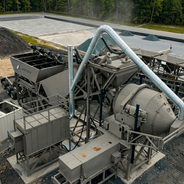 RexCon Mobile 12 SE CM concrete batch plant